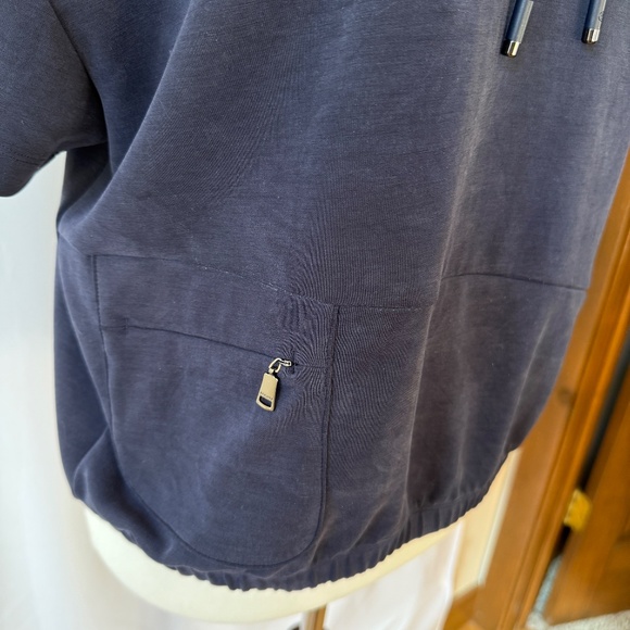 BOGNER LUCIA HOODIE SS SWEATSHIRT SOFT MODAL GOLF CASUAL SPORTY ELASTIC HEM S - Picture 7 of 11